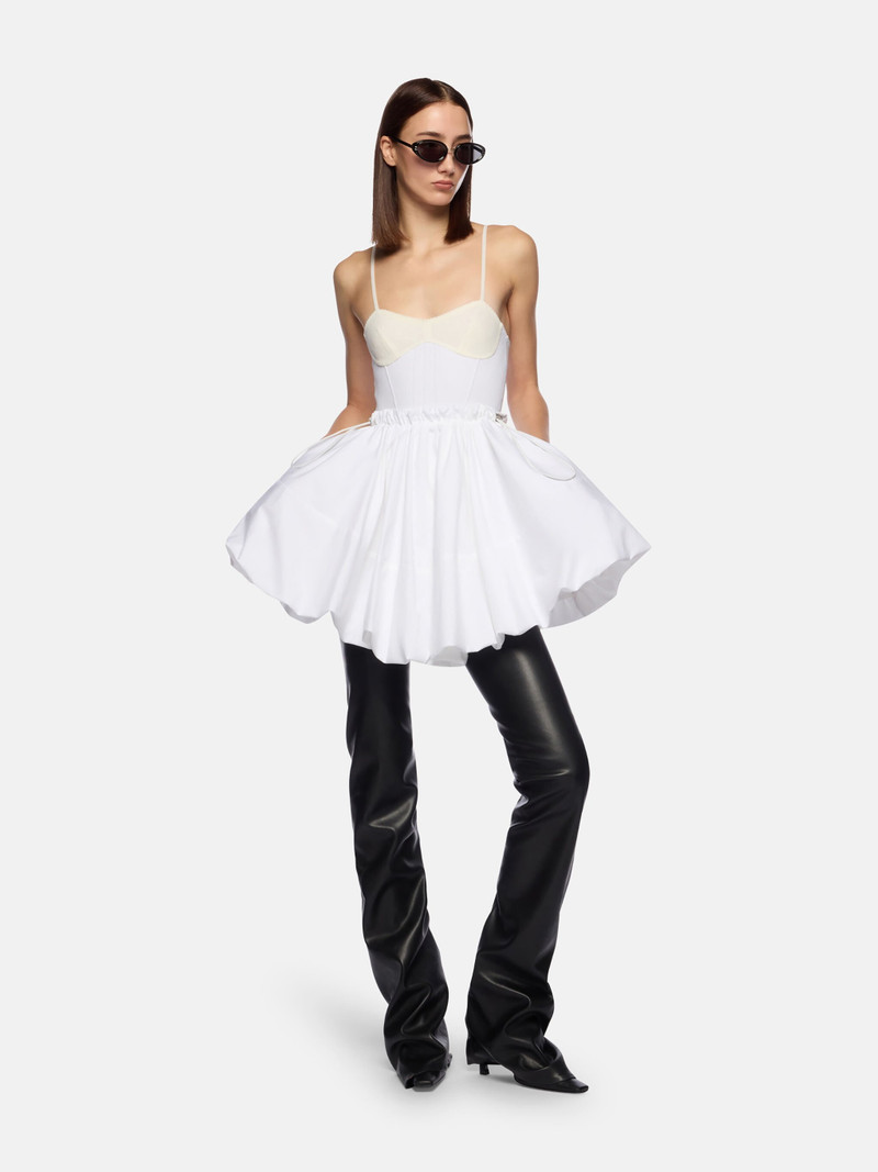 THE ATTICO WHITE MINI DRESS outlook