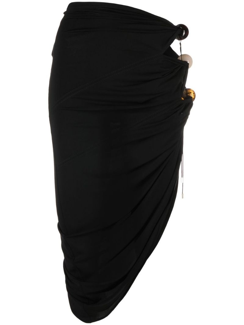 Perola cut-out midi skirt - 1