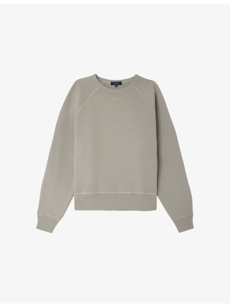 Artemis Brand-Embroidered Cotton Sweatshirt 1
