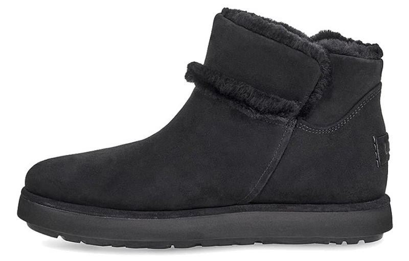 UGG (WMNS) UGG Classic Mini Spill Seam Blvd Snow Boots Black 1108145-BLK outlook