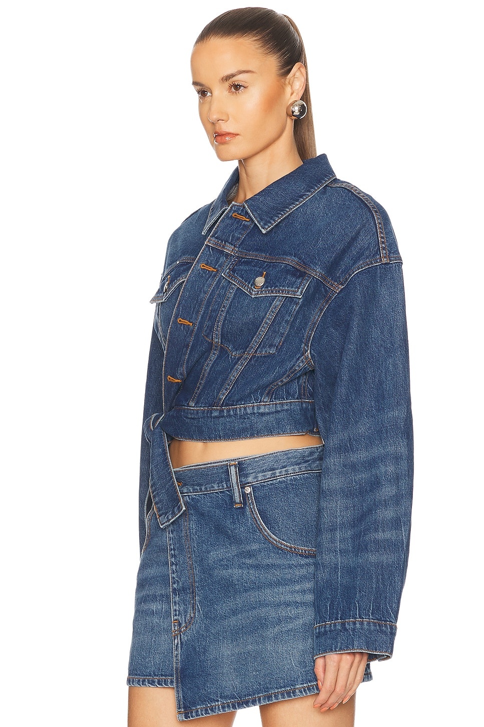 Wrapped Trucker Jacket - 3