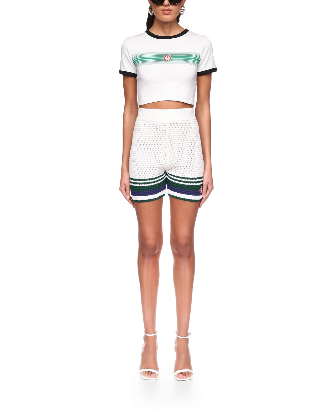 Crochet Tennis Shorts | Casablanca Paris - 2