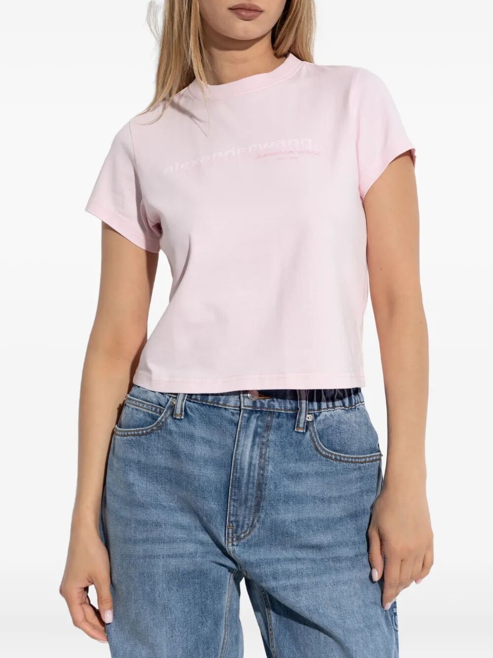 Cotton Shrunken Logo T-Shirt - 2