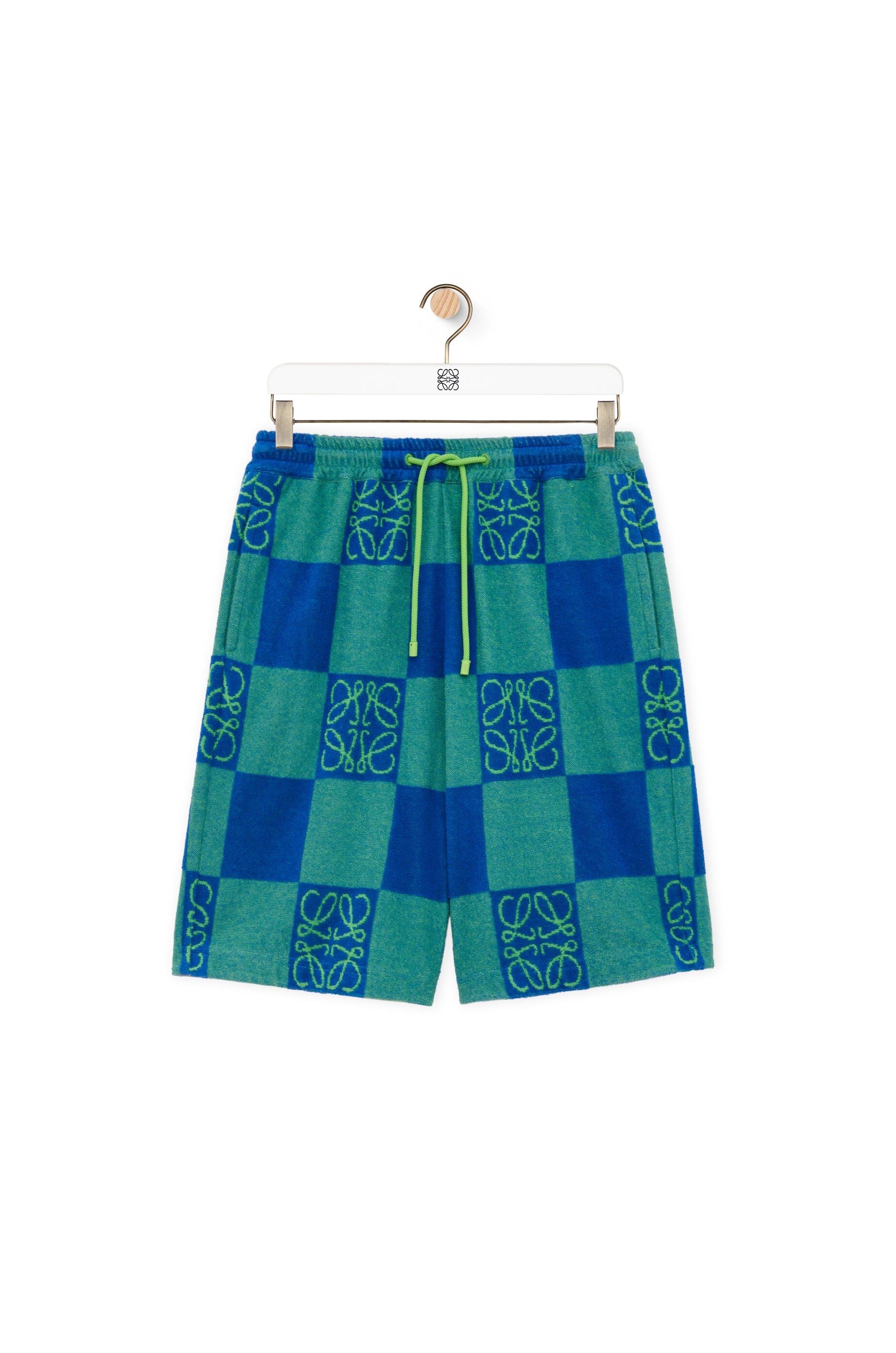 Shorts in terry cotton jacquard - 1