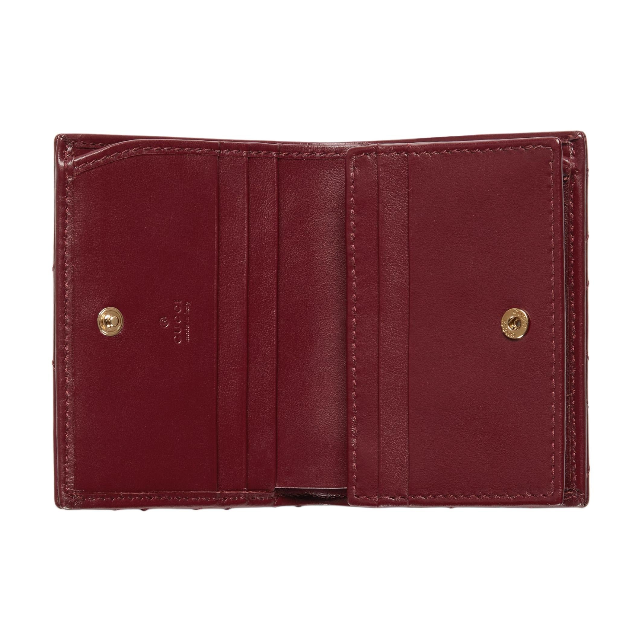 (WMNS) Gucci GG Marmont Quilted Leather Wallet 'Red Leather' 466492-DTDHV-6207 - 3