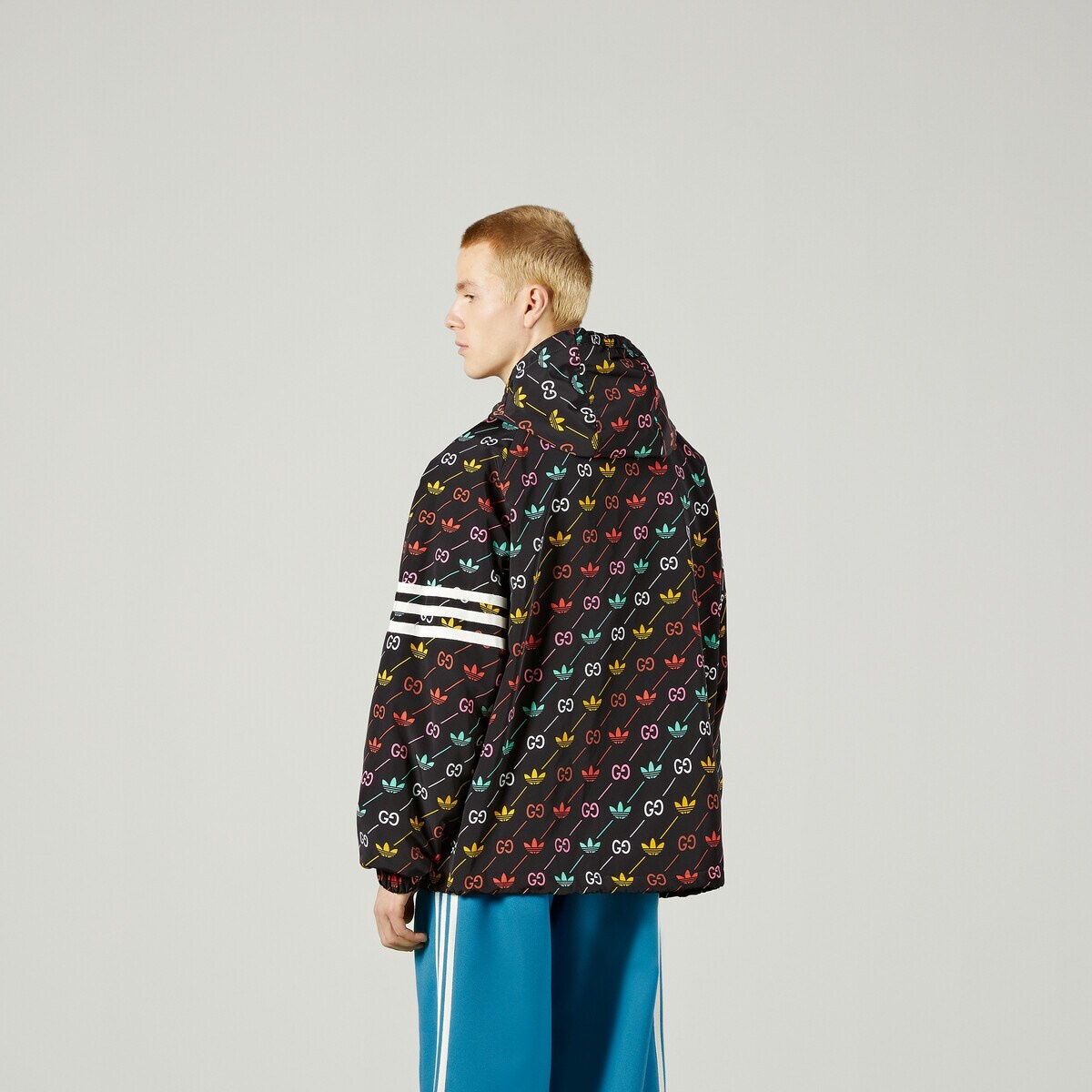 adidas x Gucci GG Trefoil stripe jacket - 7