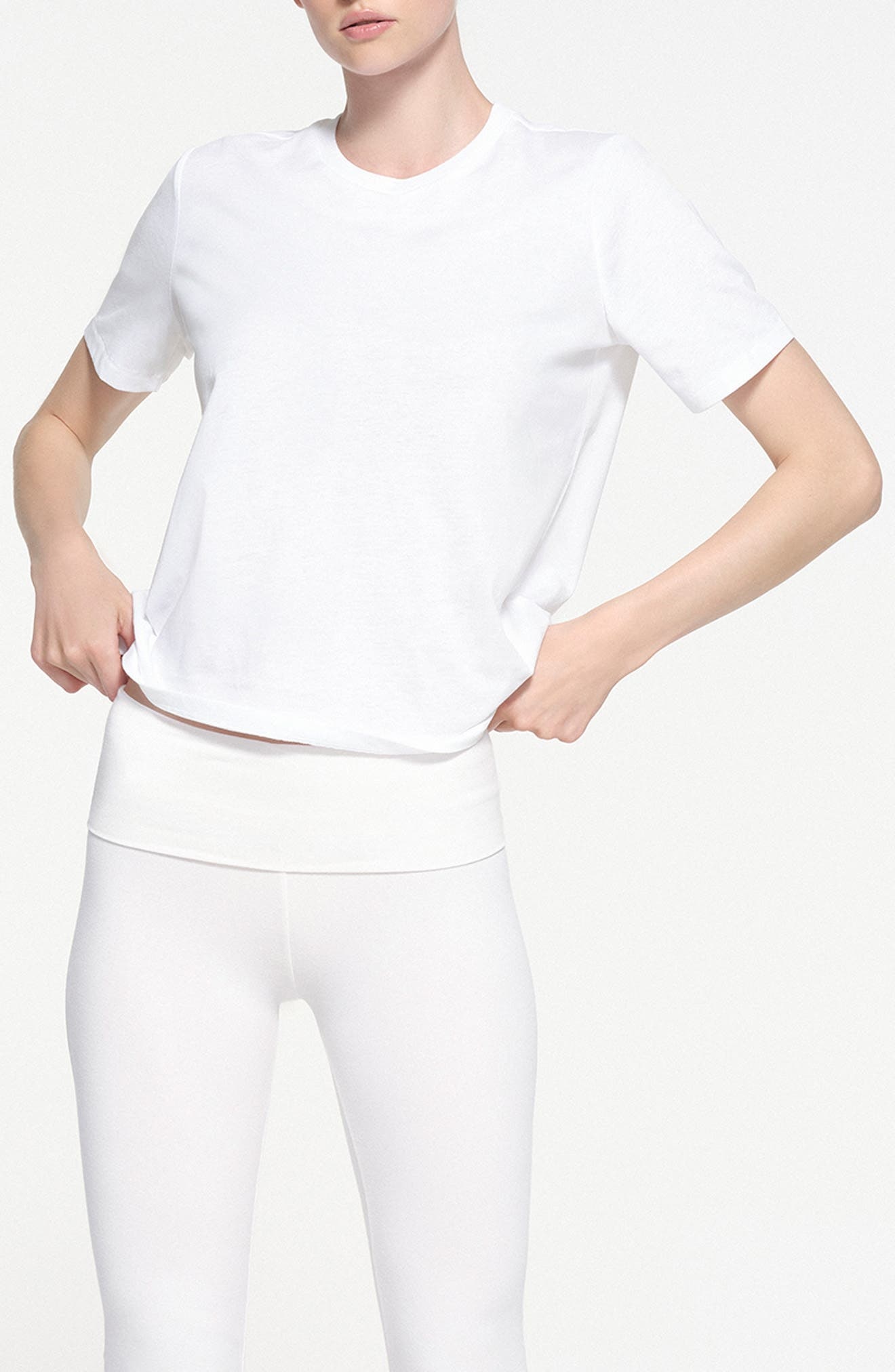 SKIMS Relaxed T-Shirt in Snow at Nordstrom - 1