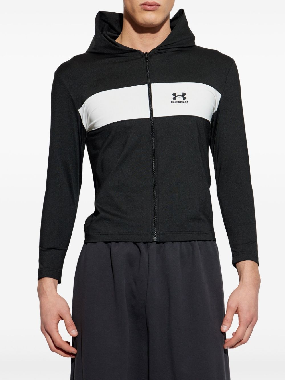 【Balenciaga】UNDER AMOUR SWEATSUIT HOODIE◆813821TRVX2 Balenciaga x Under Armour Sweatshirt | Black | FARFETCH