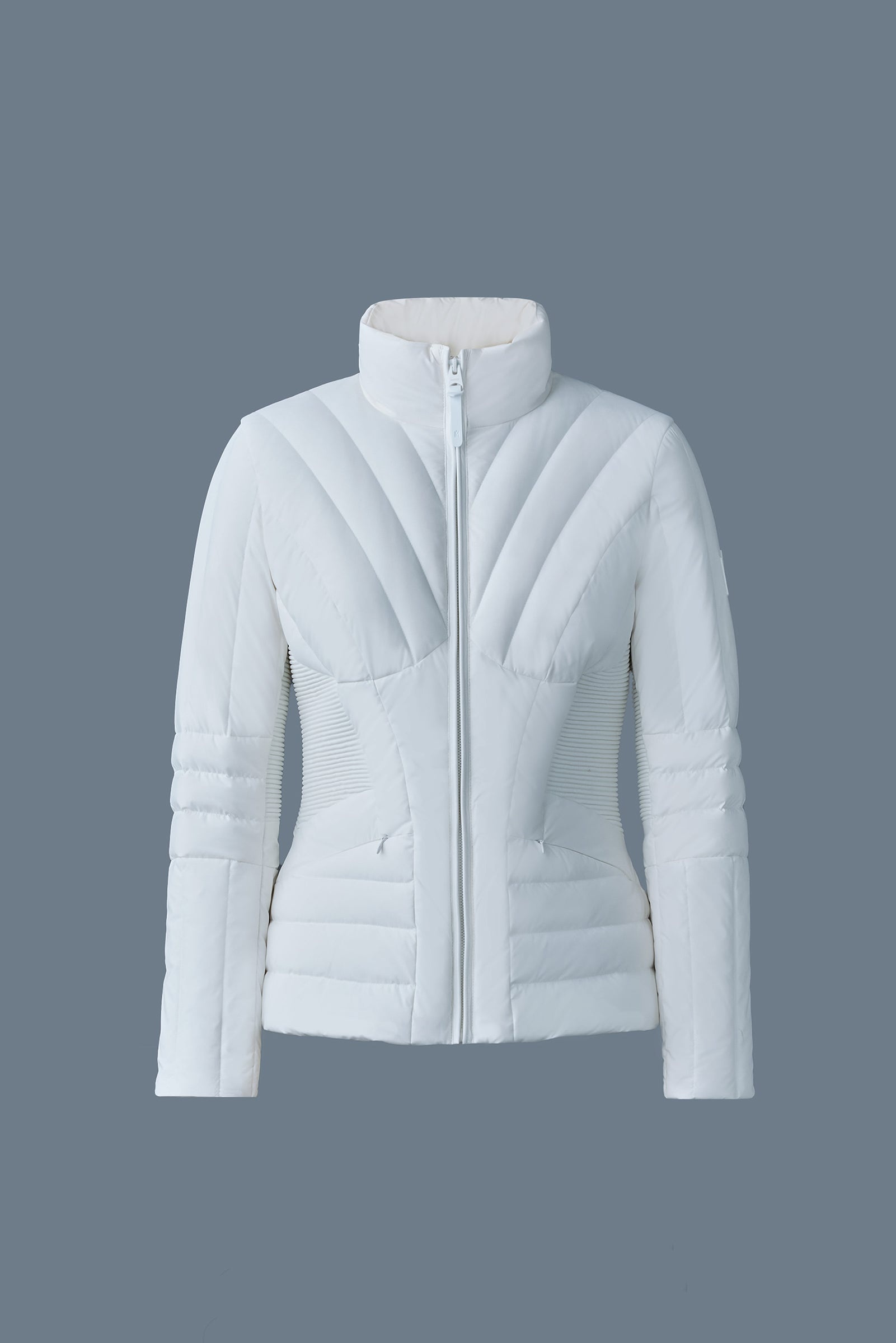 ALMA Smocked detail light down jacket - 2