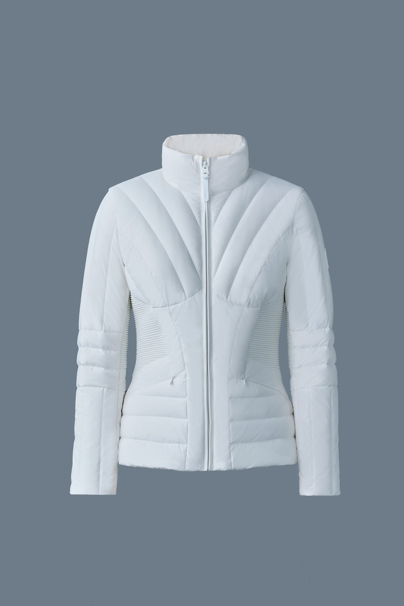 MACKAGE ALMA Smocked detail light down jacket outlook
