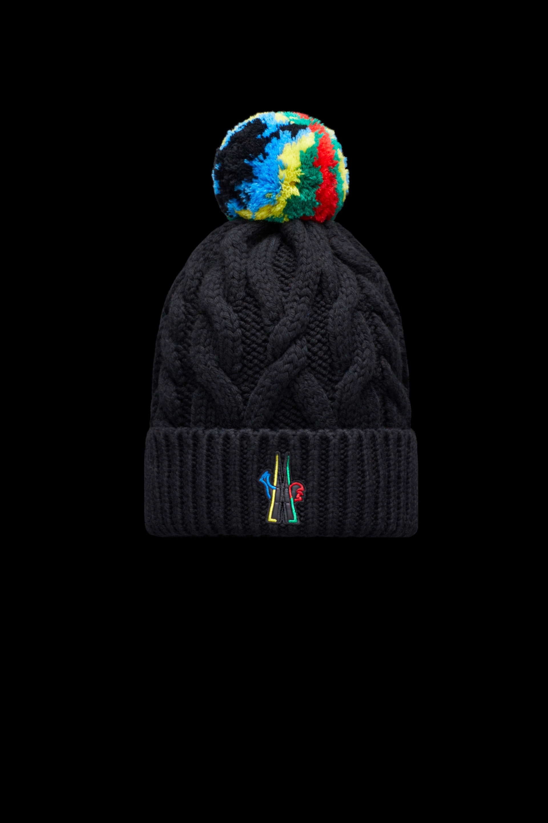 Wool Beanie with Pom Pom - 1