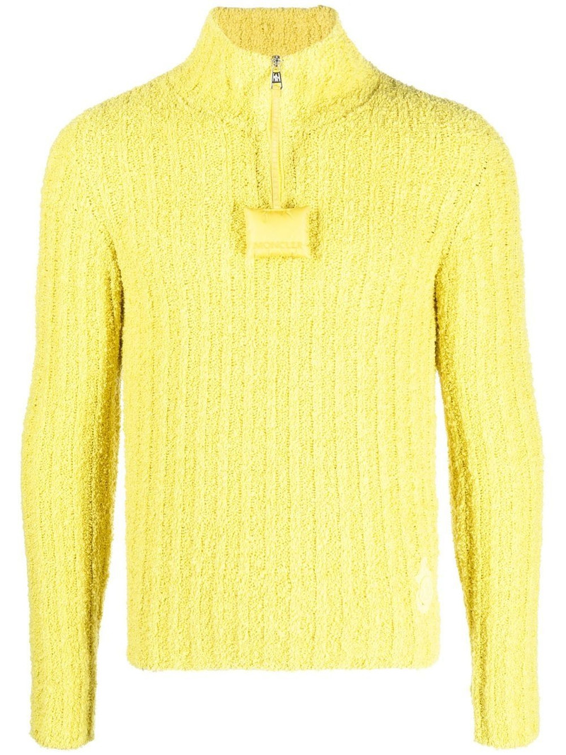 ribbed high neck jumper 1