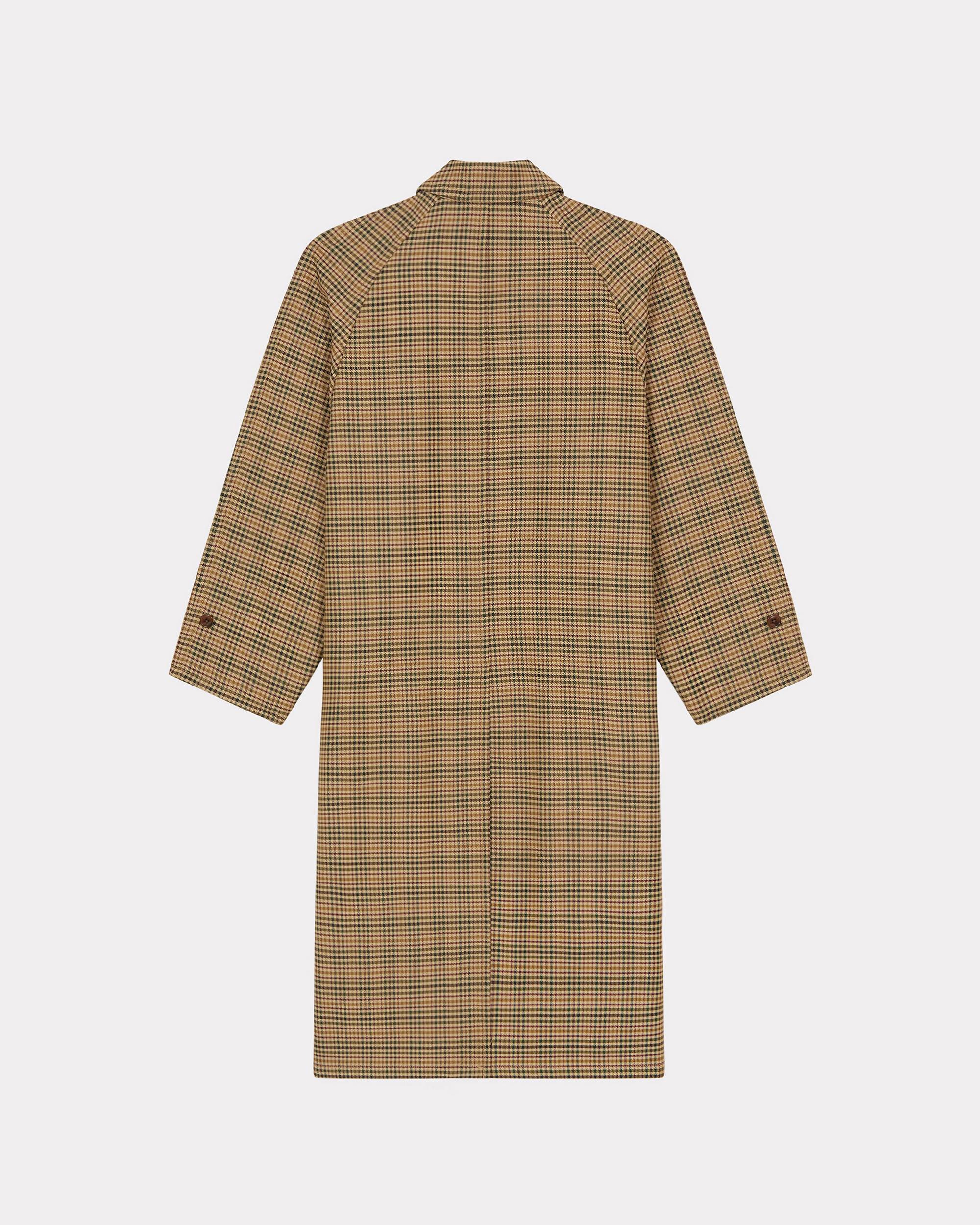 Checked trench coat - 2