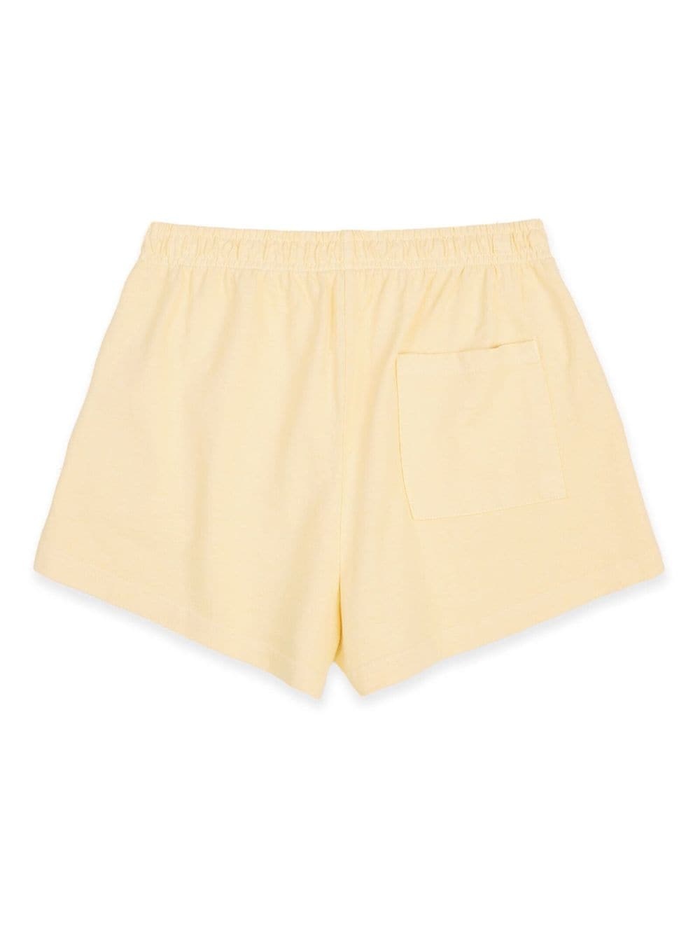 logo-print cotton track shorts - 2