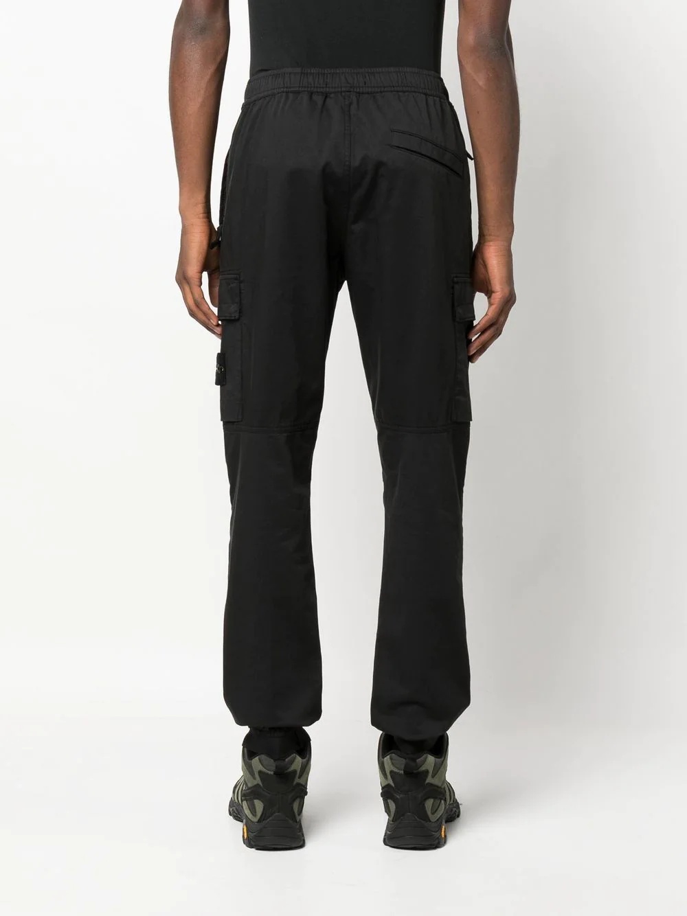 Compass-patch cargo trousers - 4