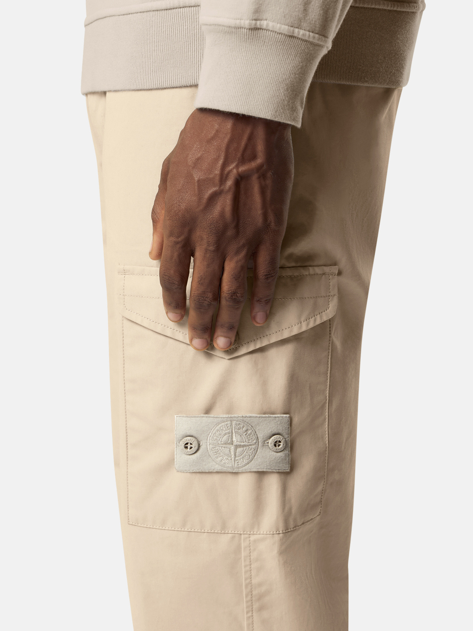 3100047 WEATHERPROOF COTTON CANVAS_STONE ISLAND GHOST - 3
