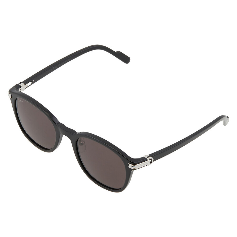 Cartier Premiere de Cartier Grey Oval Men's Sunglasses CT0302S 005 53 - 3