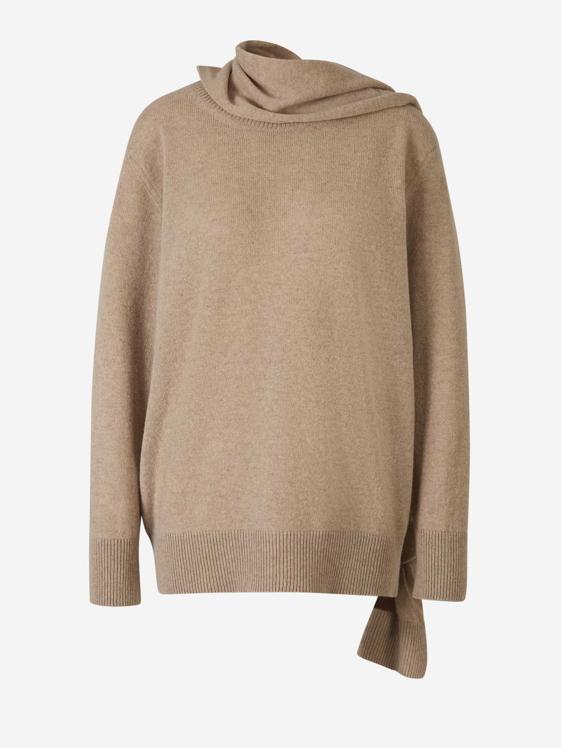 CASHMERE NECK SWEATER - 1