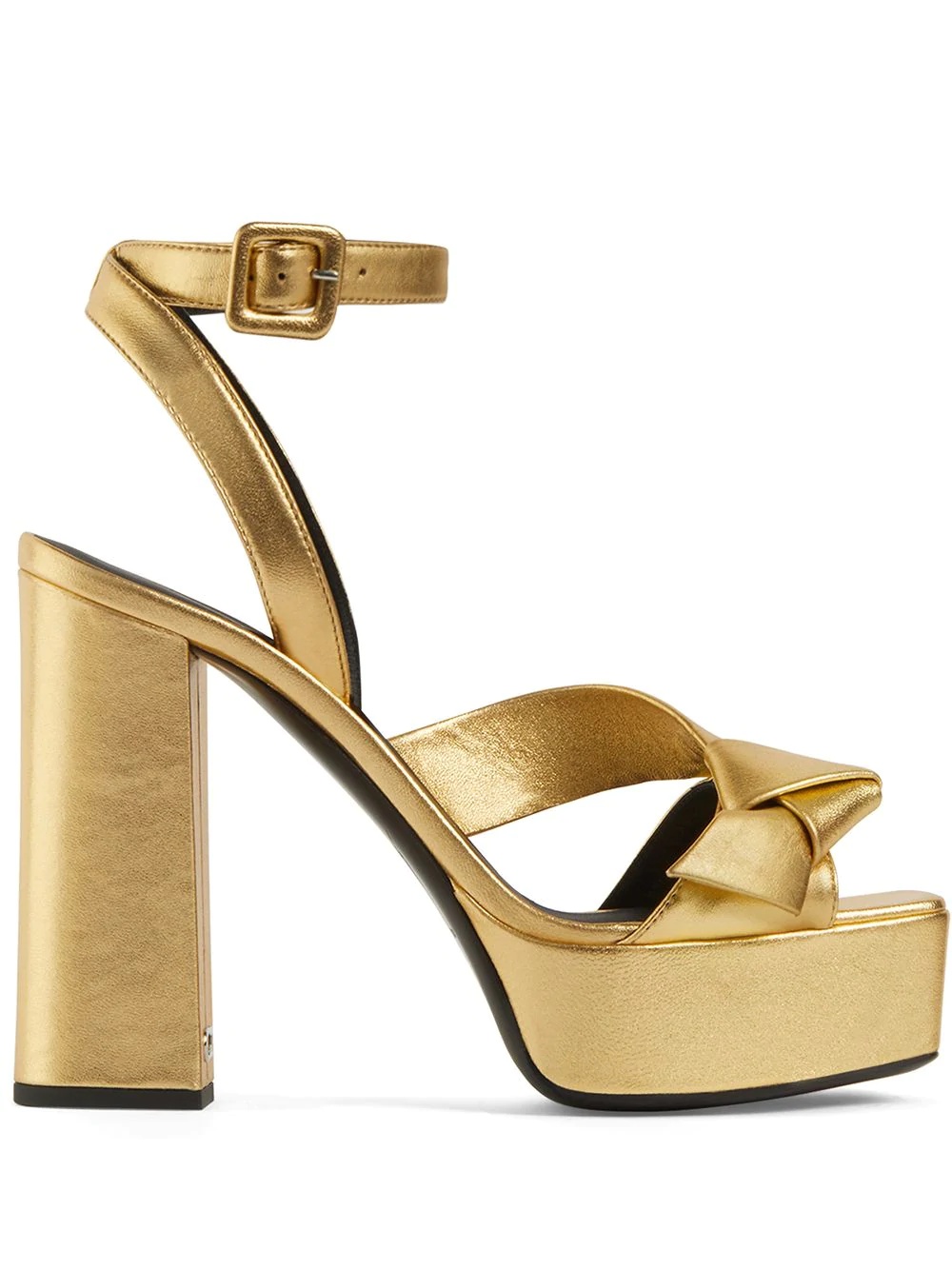 front-strap platform sandals - 1