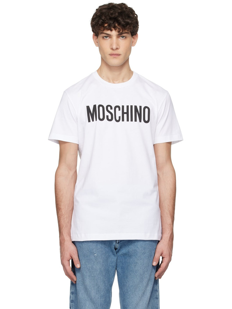 White 'Moschino' Institutional T-shirt 1