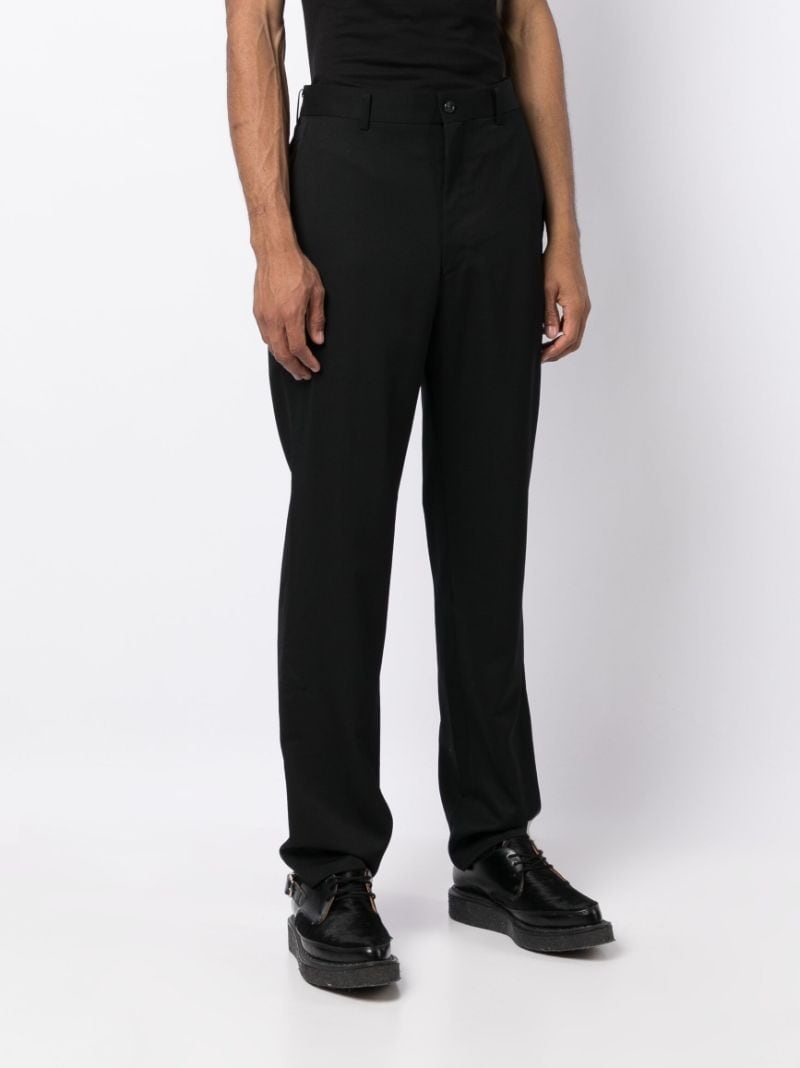 tailored-cut wool trousers - 3