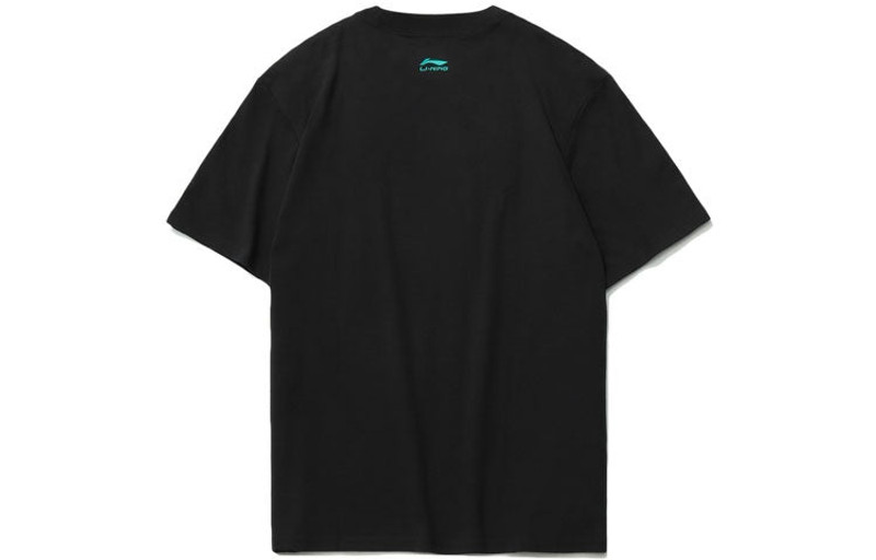 Li-Ning Li-Ning Graphic Loose Fit T-shirt 'Black' AHSR075-2 outlook