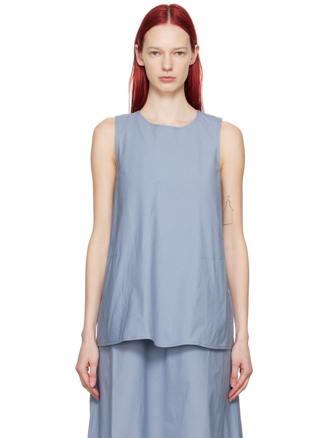 Blue 'The Gardener' Tank Top - 1