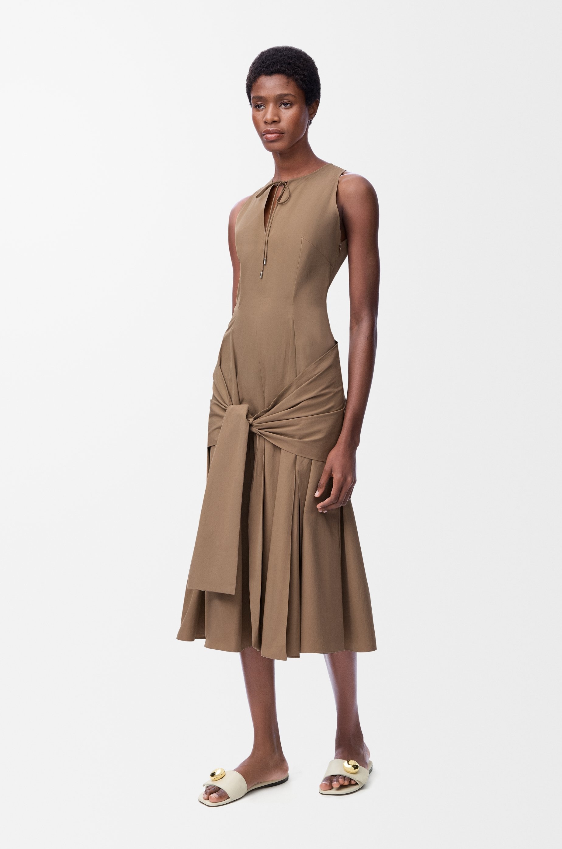 Wrap dress in cotton - 3