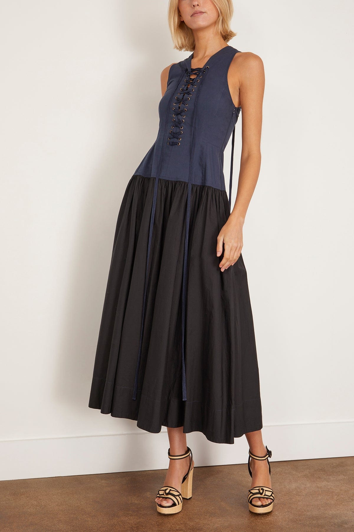 Denia Dress in Twilight Colorblock - 4