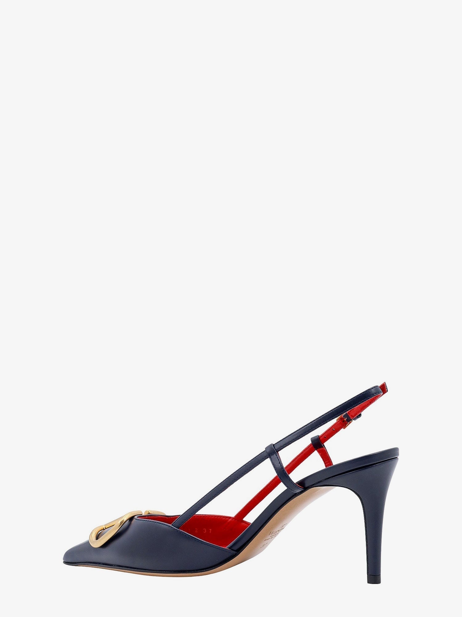 Valentino Garavani Woman Vlogo Signature Woman Blue Pumps - 3