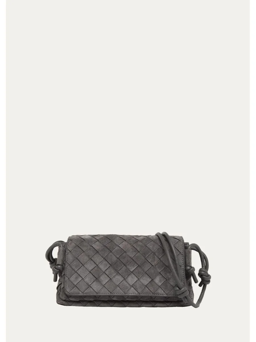 Smooth Suede Crossbody Bag - 1