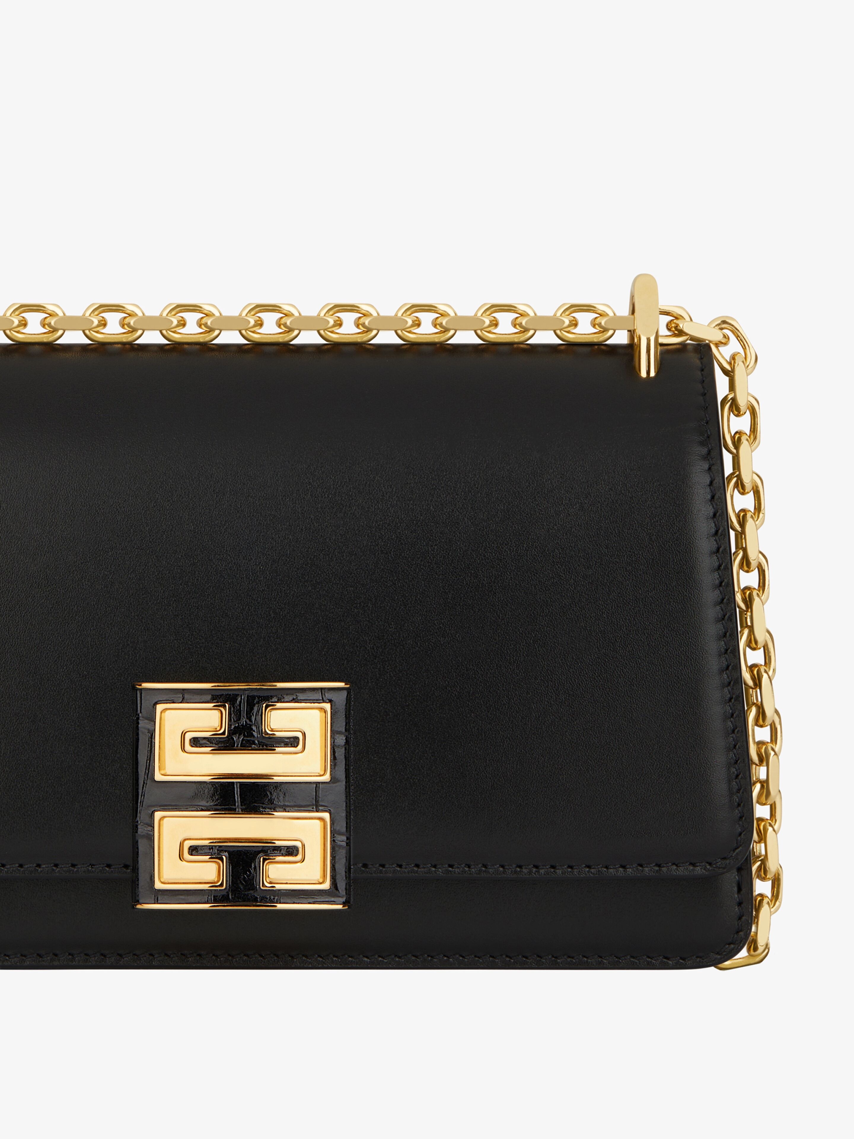 SMALL 4G BAG IN LEATHER WITH CHAIN - 7