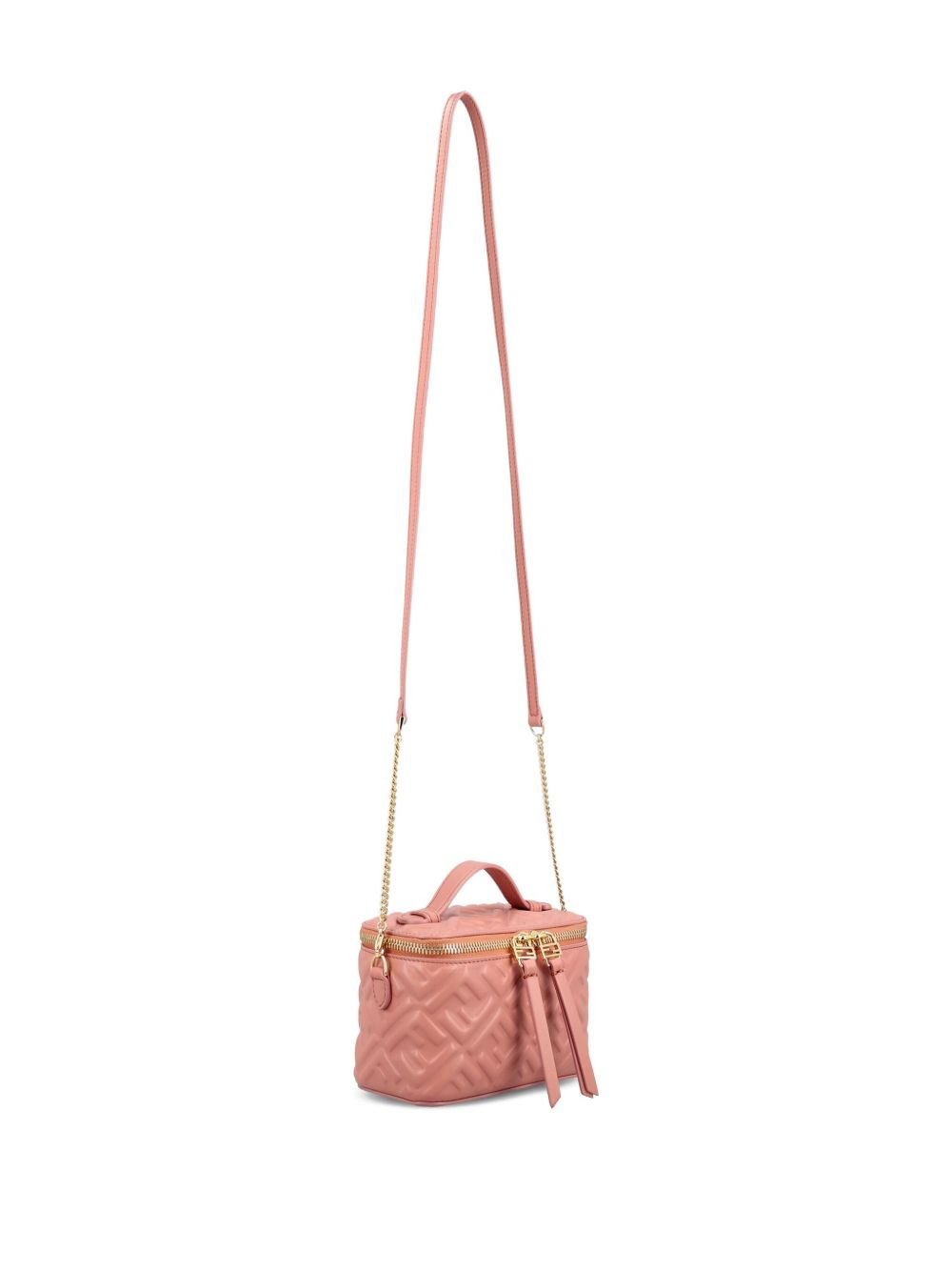 FF-pattern quilted cross body bag - 3