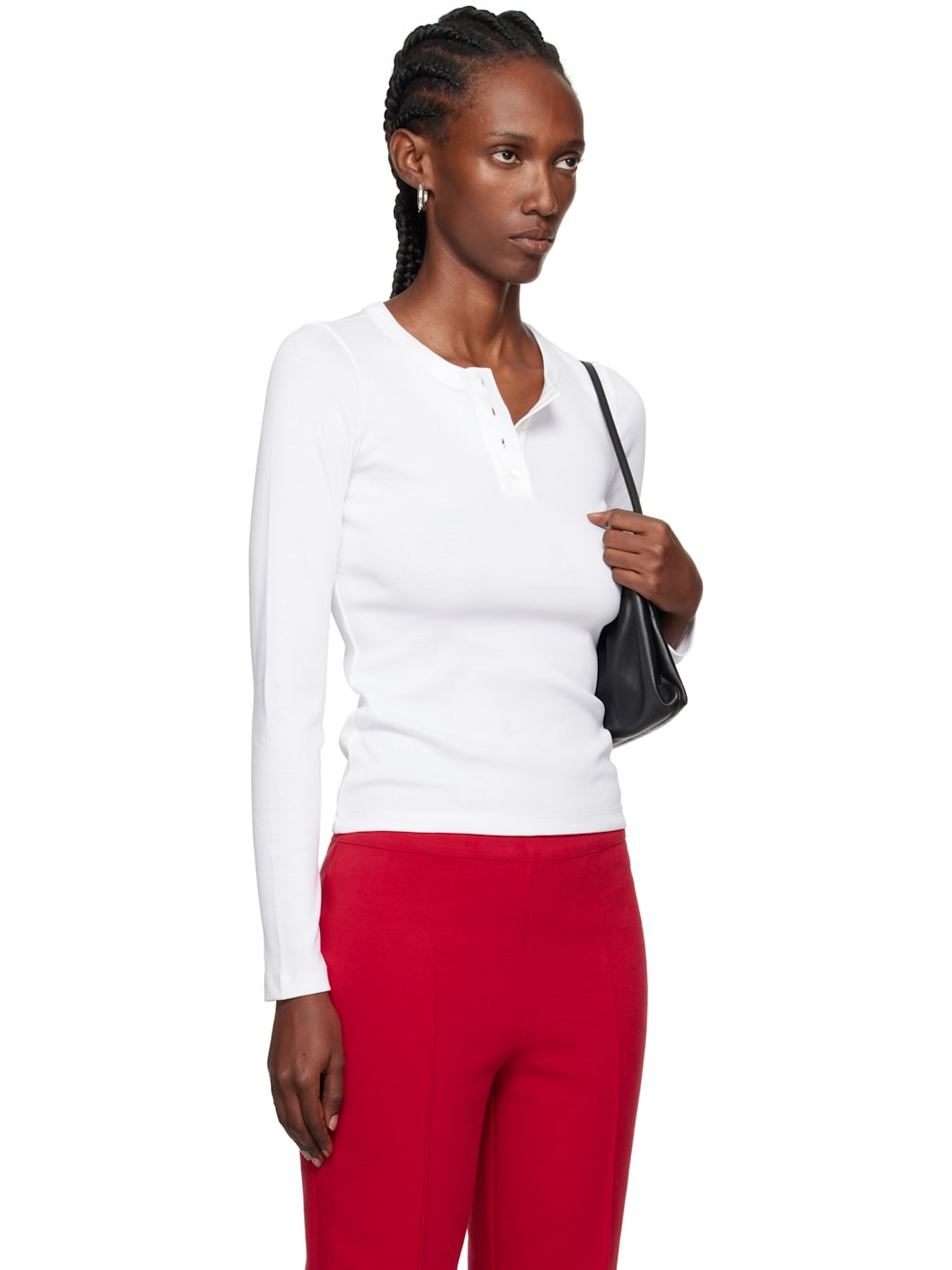 White Jess Longsleeve T-shirt - 2