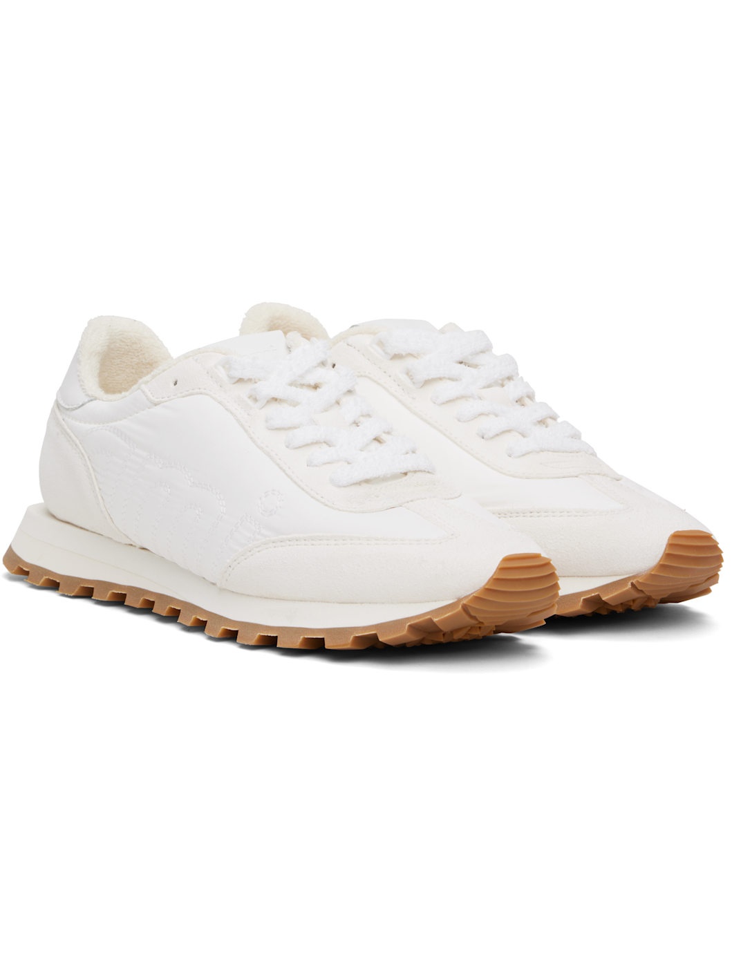 White New Rush Sneakers - 4