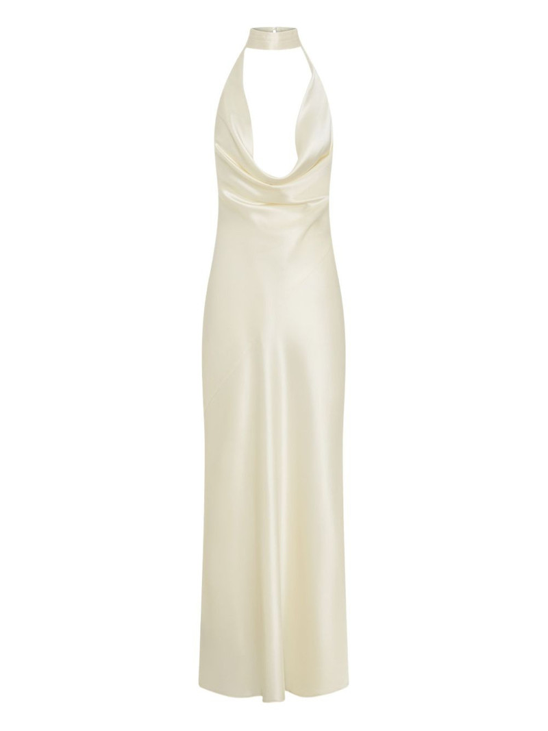 cowl-neck maxi dress 1