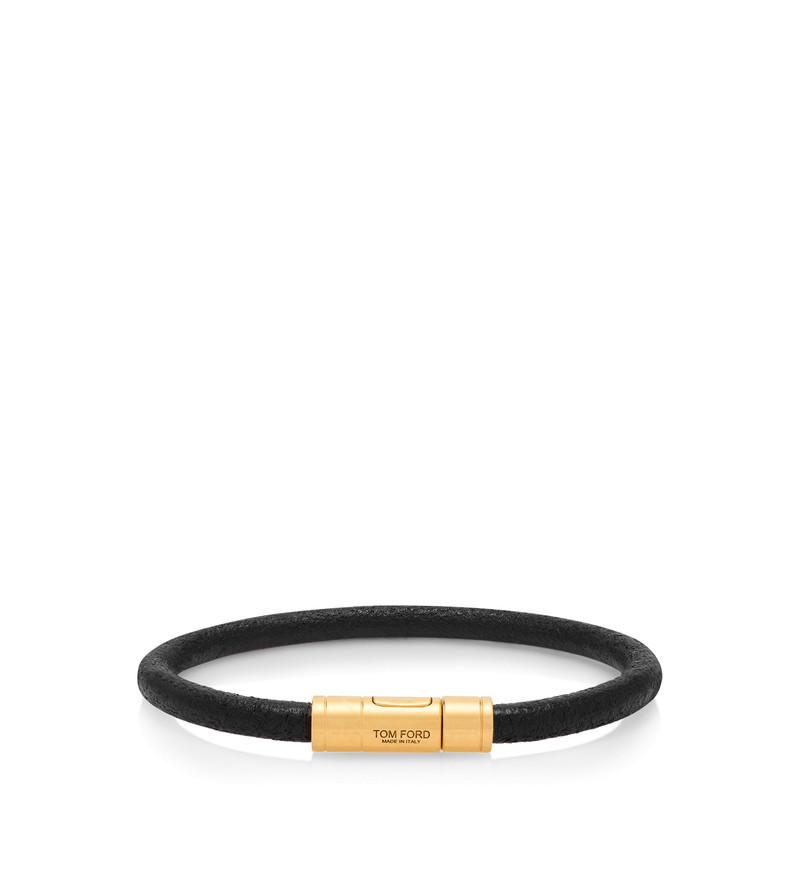TUBULAR LEATHER BRACELET 1