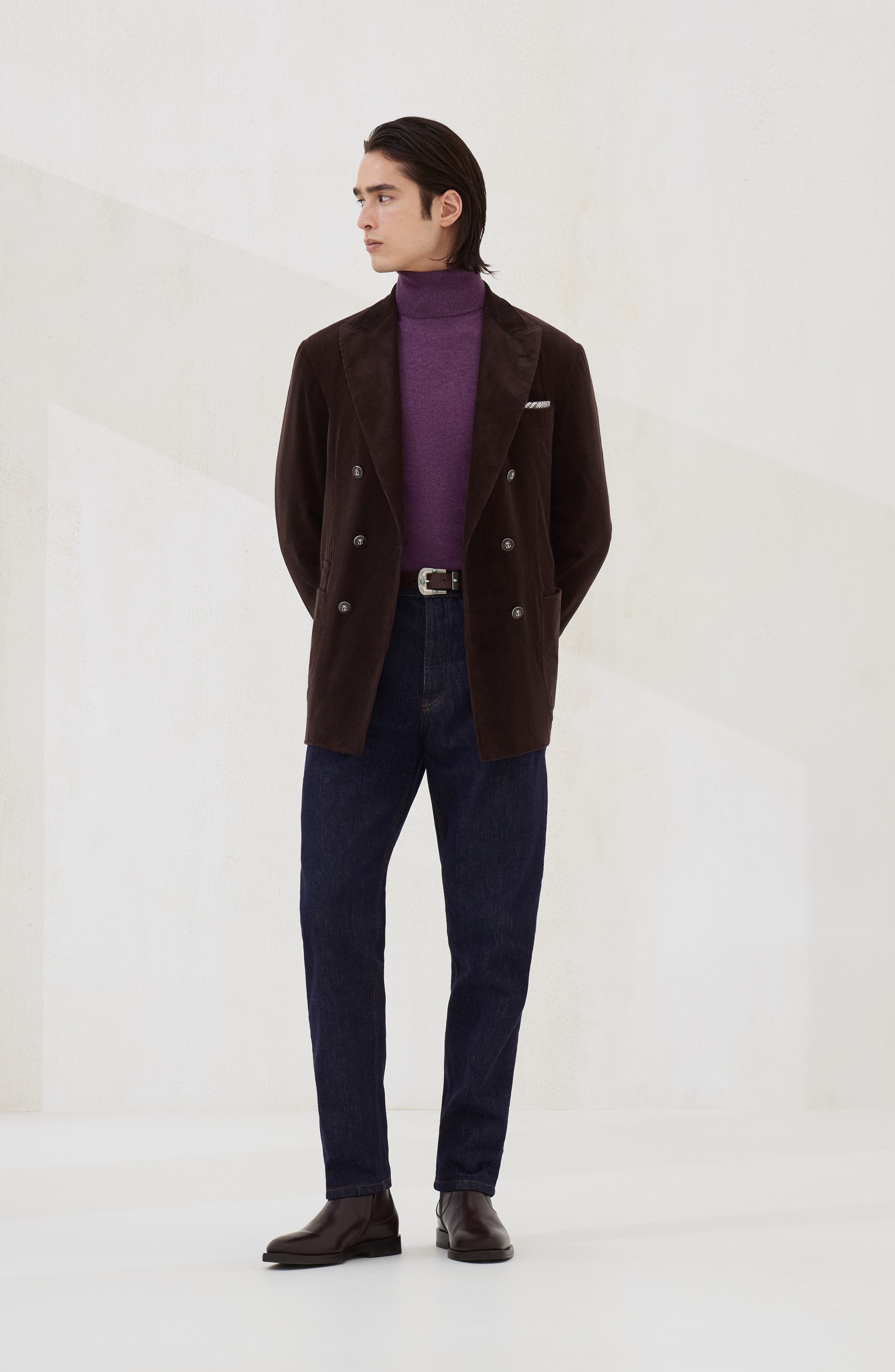 Brunello Cucinelli Turtleneck sweater in Purple at Nordstrom - 6