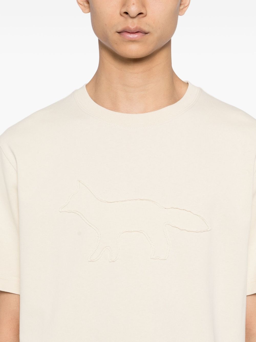 profile fox-patch T-shirt - 4