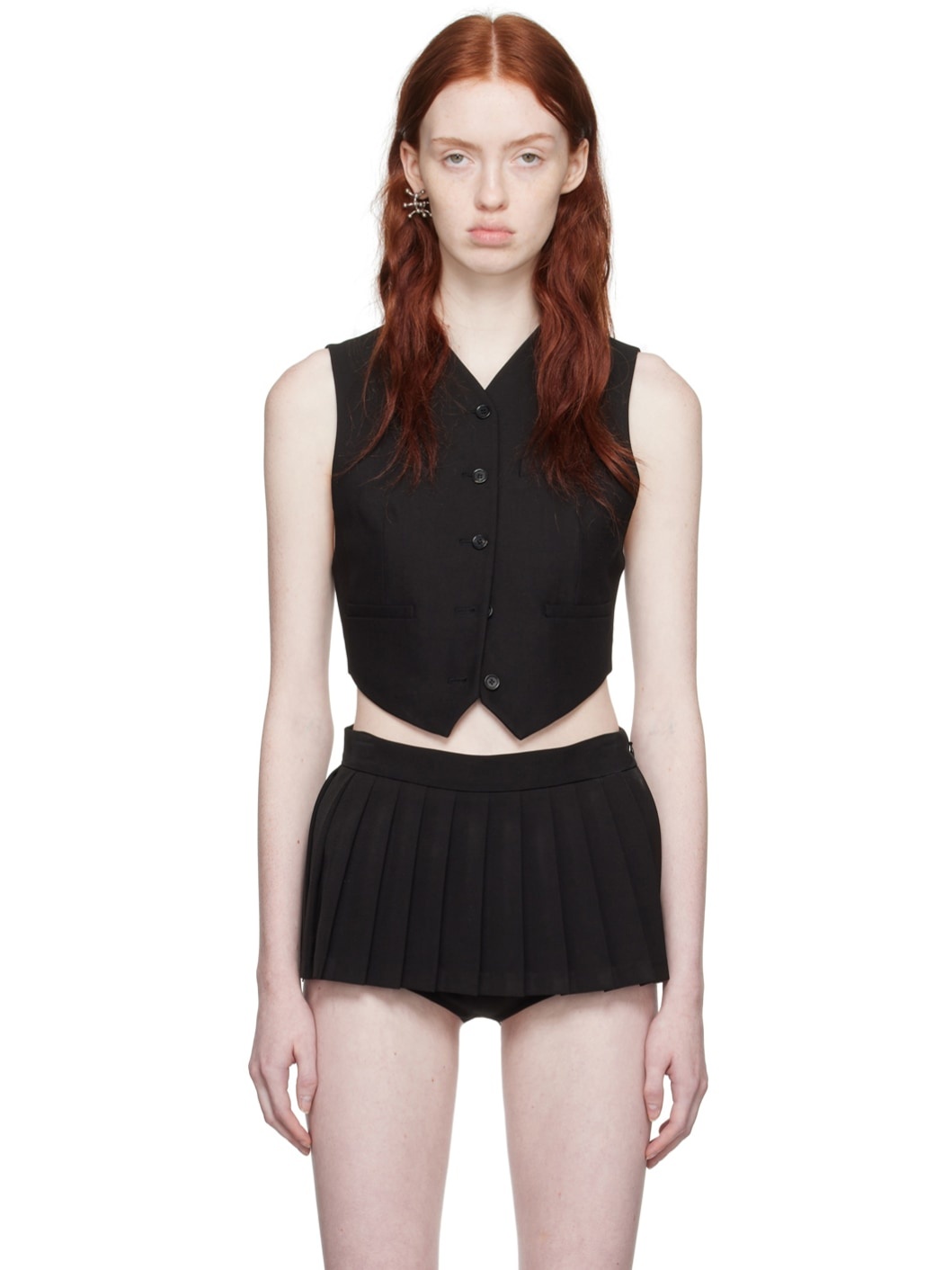 SSENSE Exclusive Black Vest - 1