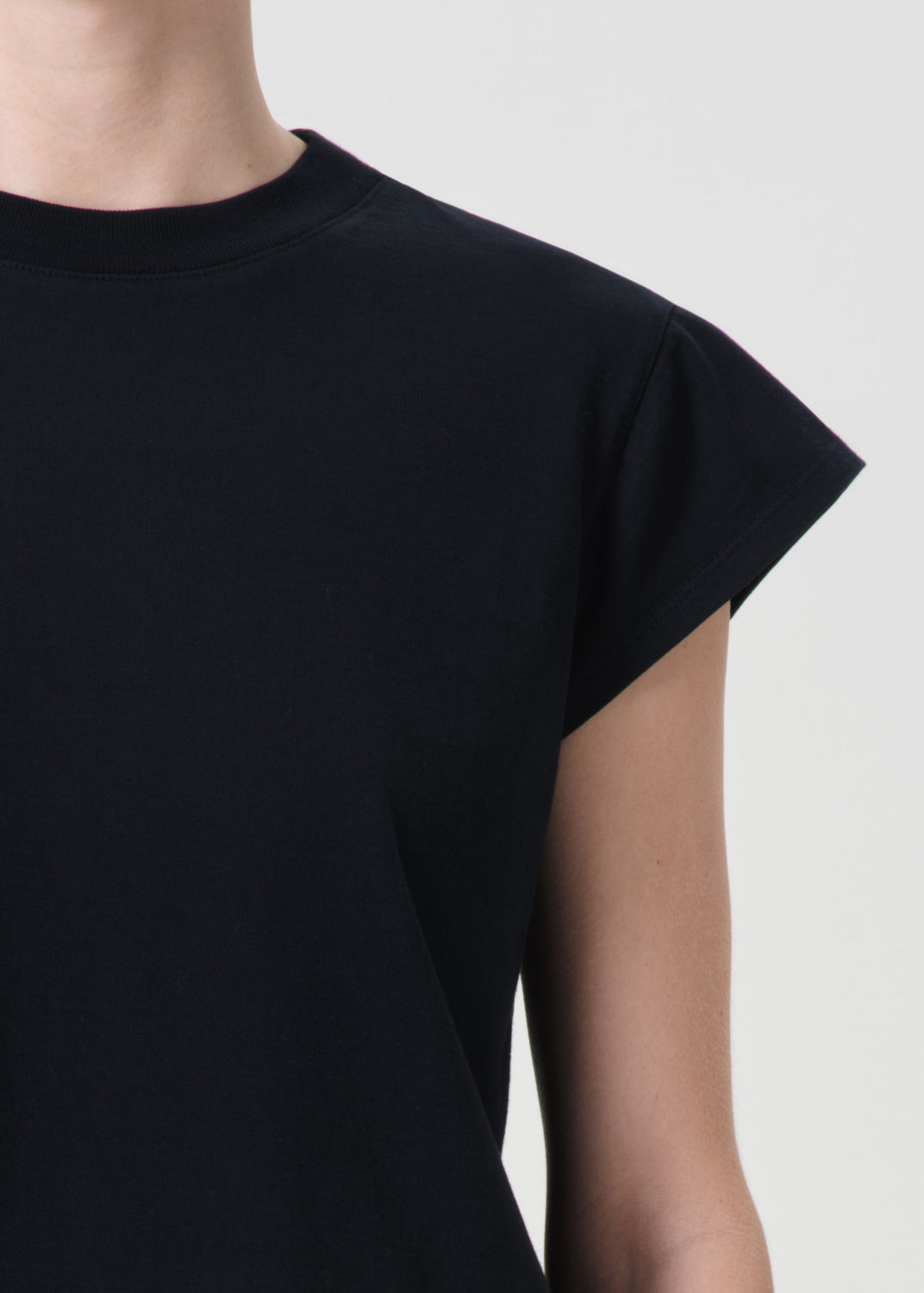 BRYCE CAP SLEEVE TEE IN STORM - 6