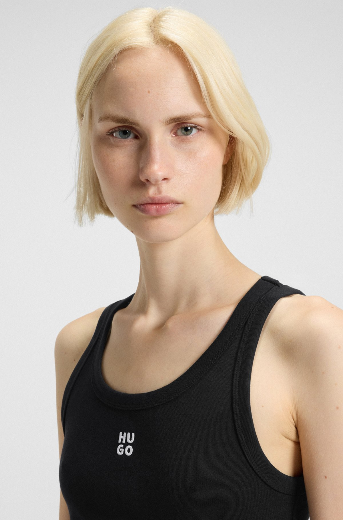 TANK TOP WITH STACKED LOGO - 5