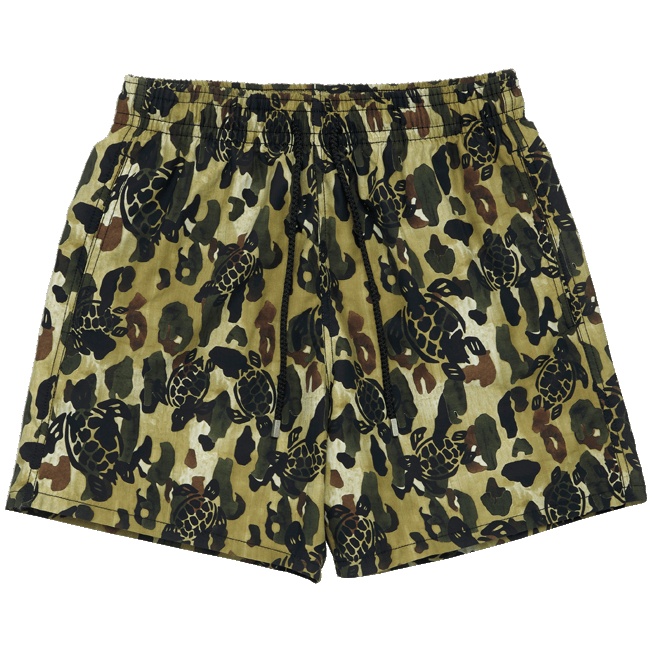 Men Swim Trunks Camouflage- Vilebrequin x Palm Angels - 1