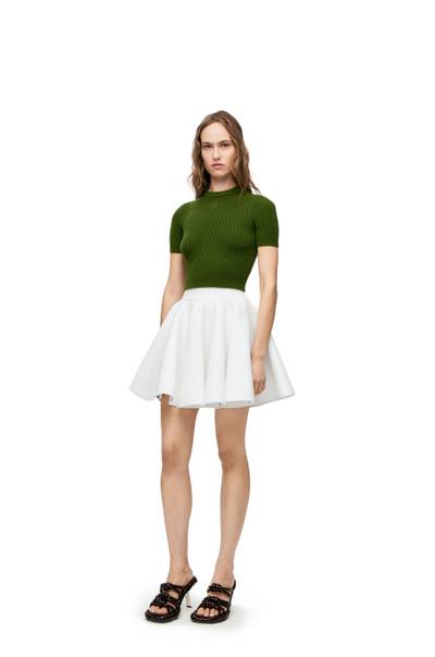 Loewe Short skirt in compact viscose blend outlook