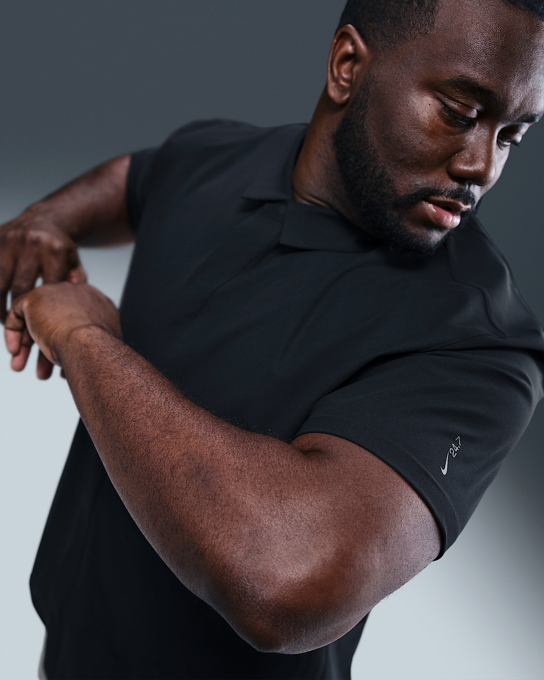 Nike 24.7 PerfectStretch Men's Dri-FIT Short-Sleeve Snap-Down Top - 8