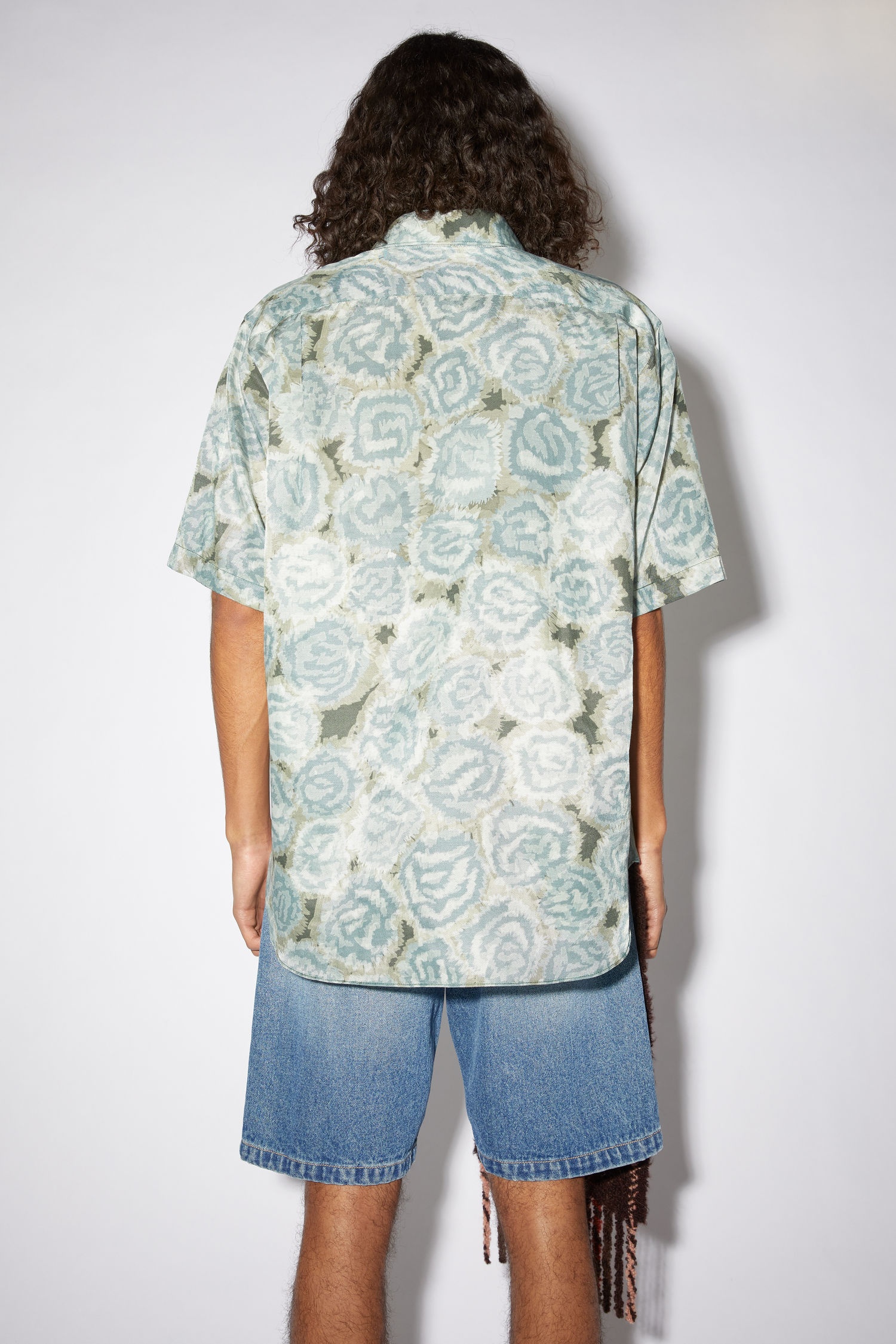 Printed shirt - Pale green - 3