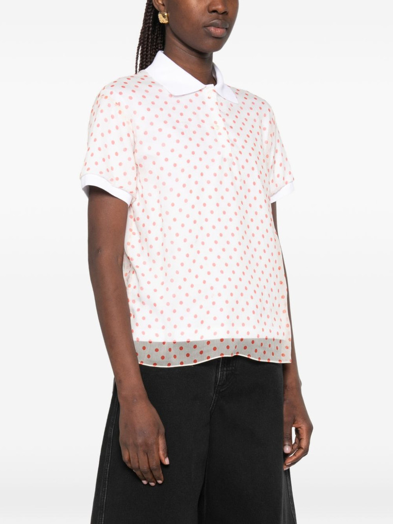 polka dot polo shirt 3