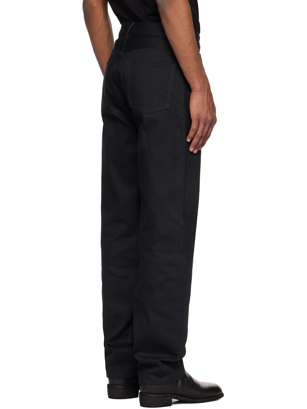 Black Loose Fit Jeans - 3