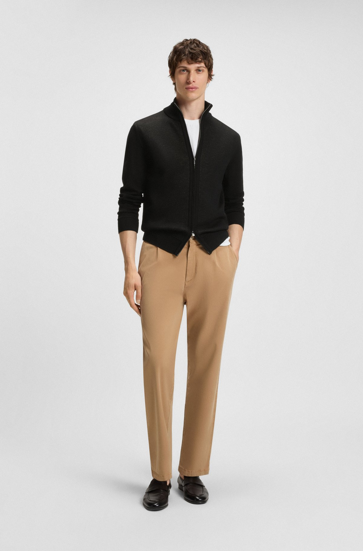 ZIP-UP CARDIGAN IN WOOL - 4