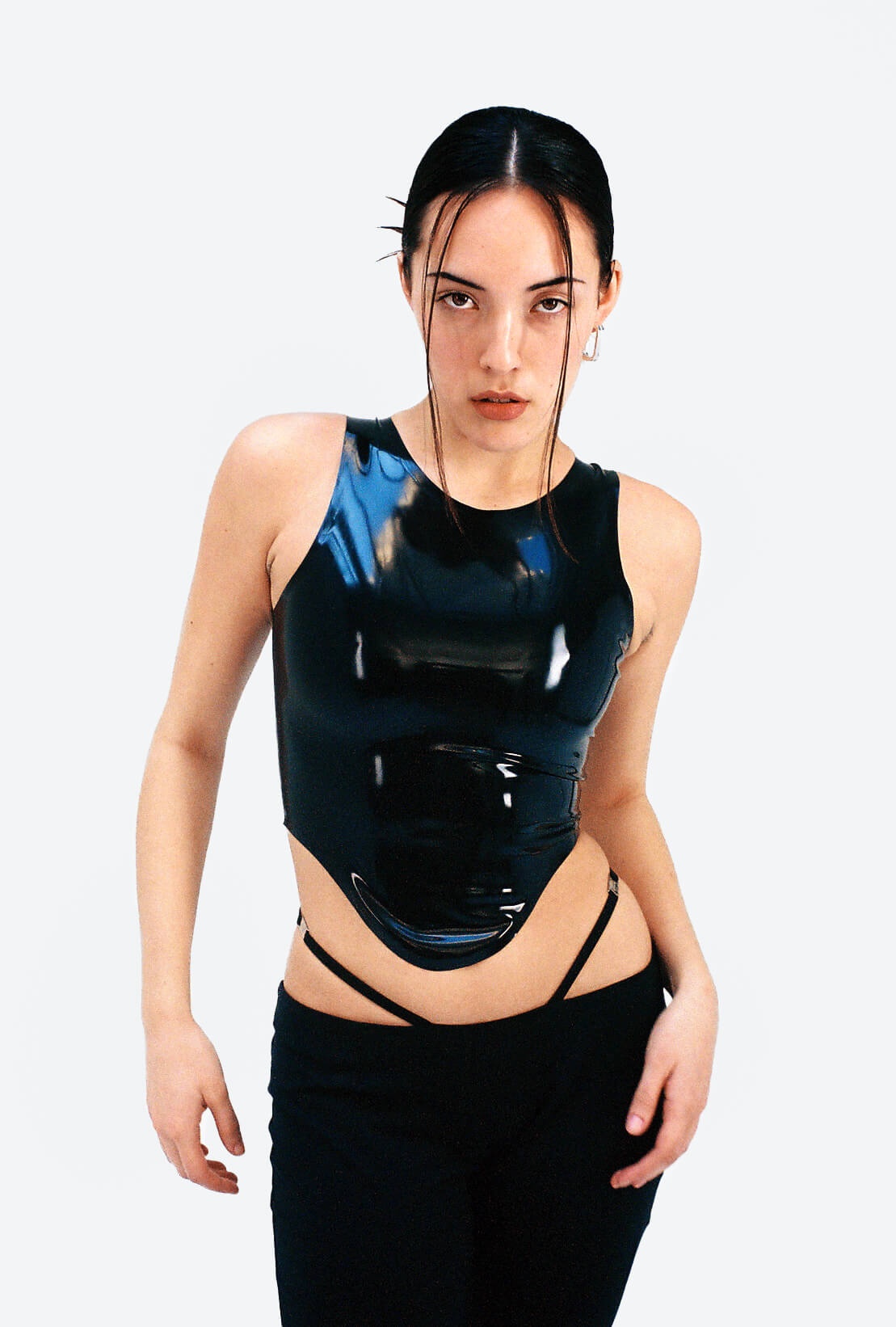 JINX TANK - BLACK LATEX - 3
